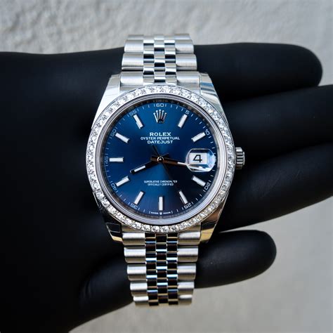 rolex oyster perpetual datejust 41 diamond|rolex datejust full diamond price.